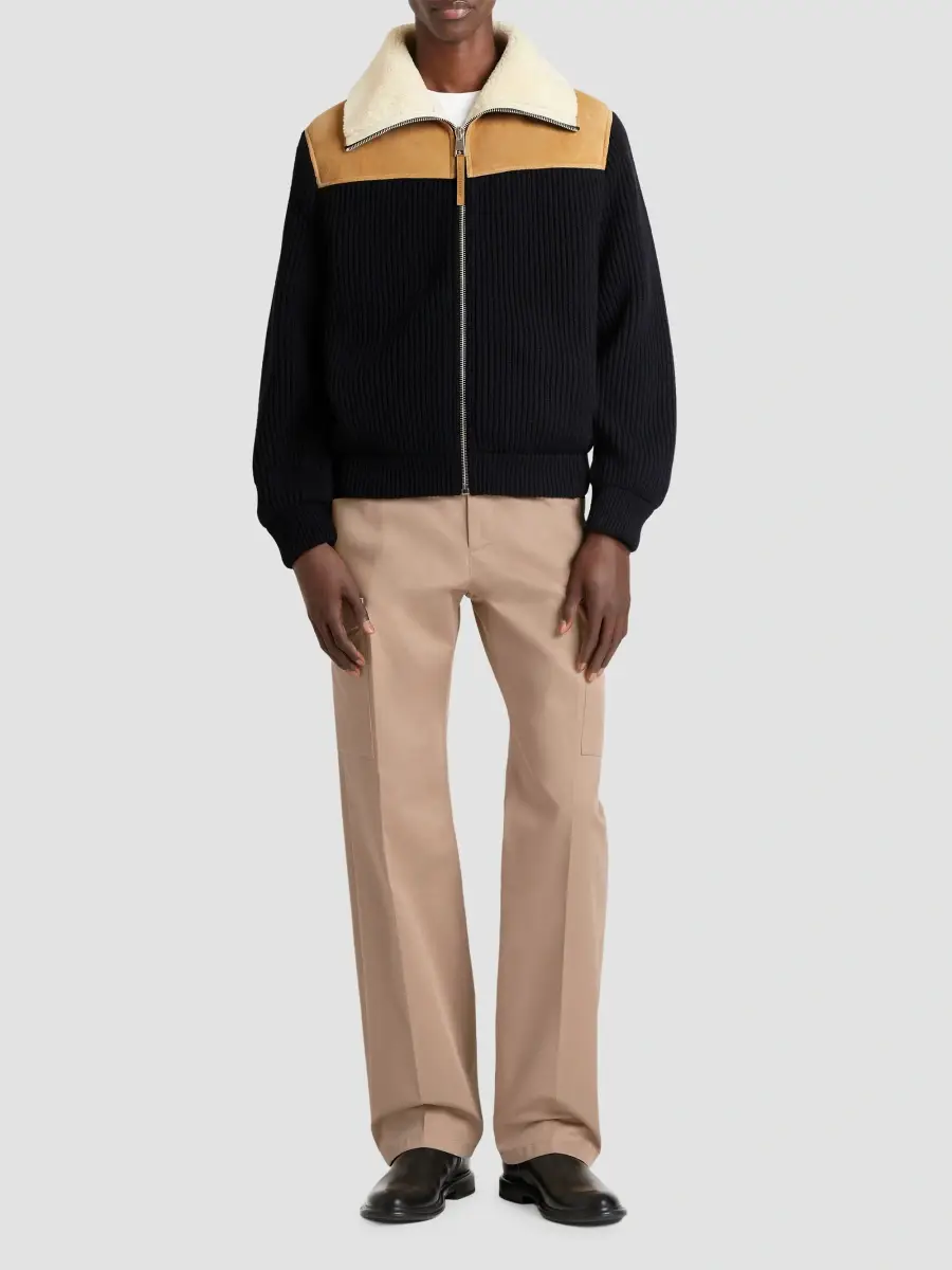 Givenchy Men's Straight Fit Cargo Pants in Cotton - Beige | Thumbnail 2 Givenchy Men's Straight Fit Cargo Pants in Cotton - Beige | Thumbnail 2