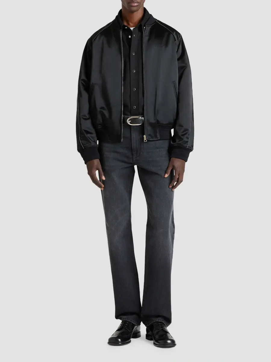 Givenchy Men's Couture Seam Souvenir Jacket with Sequins - Black | Thumbnail 2