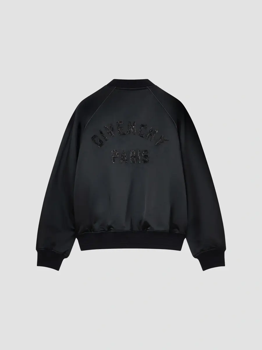 Givenchy Men's Couture Seam Souvenir Jacket with Sequins - Black | Thumbnail 3
