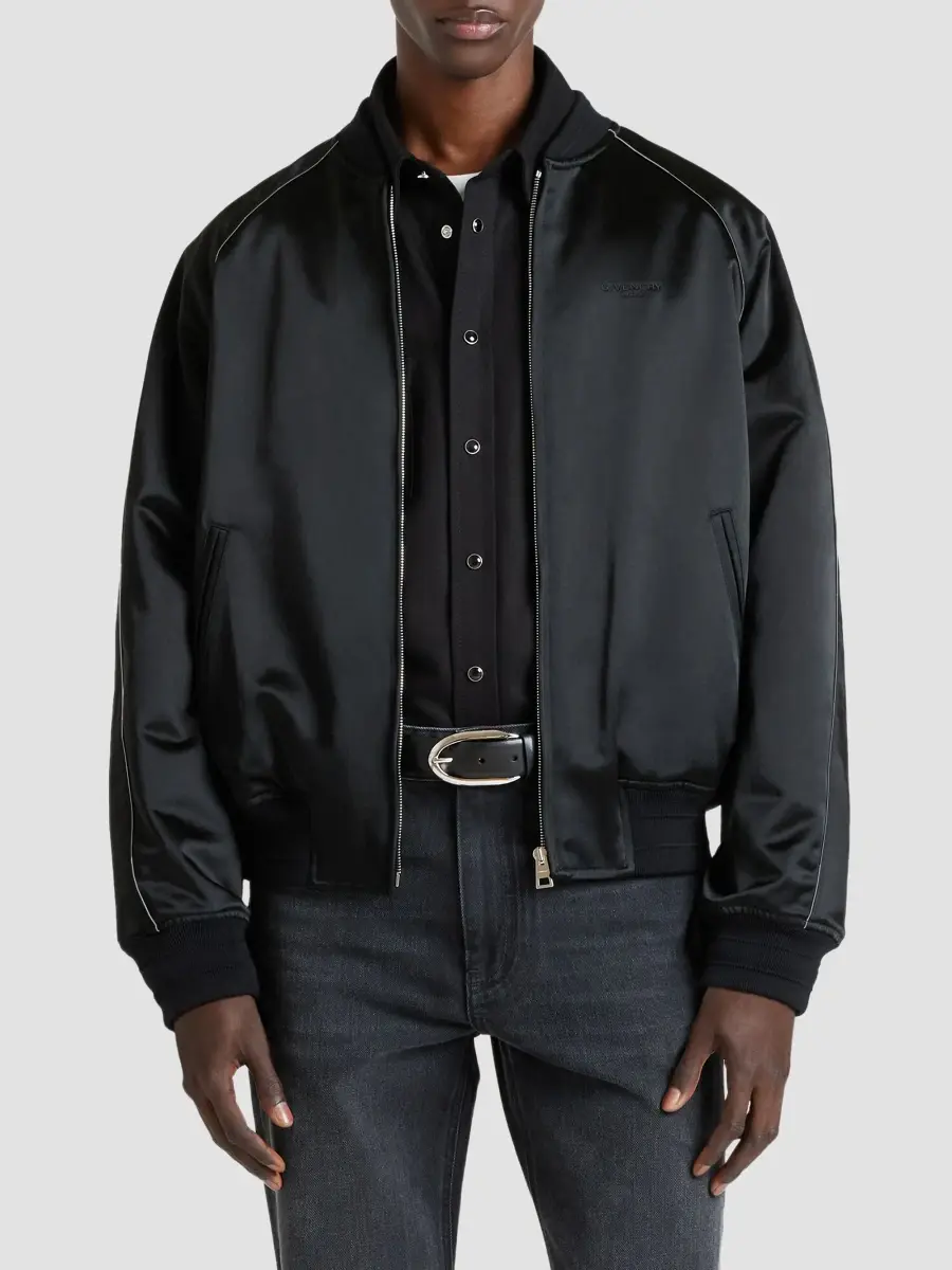 Givenchy Men's Couture Seam Souvenir Jacket with Sequins - Black | Thumbnail 5