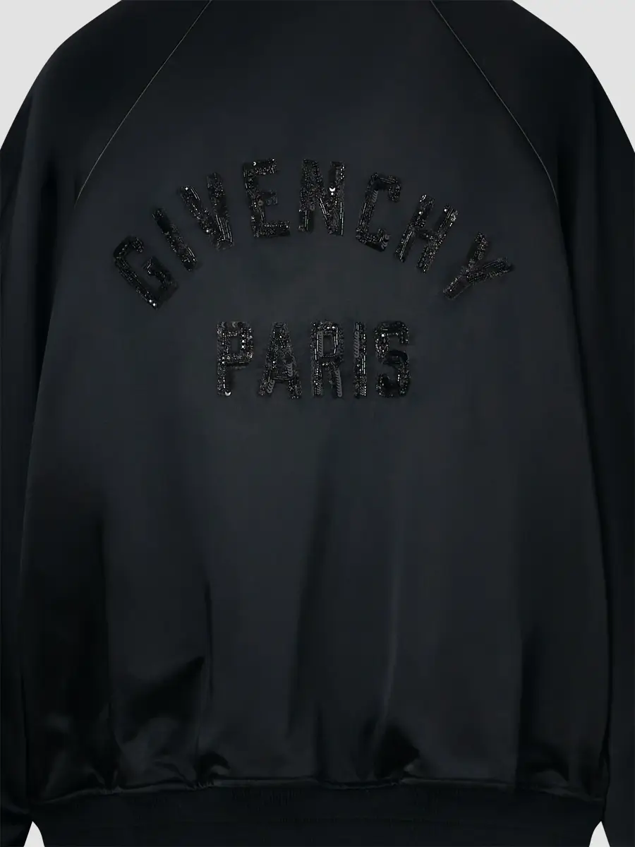 Givenchy Men's Couture Seam Souvenir Jacket with Sequins - Black | Thumbnail 8