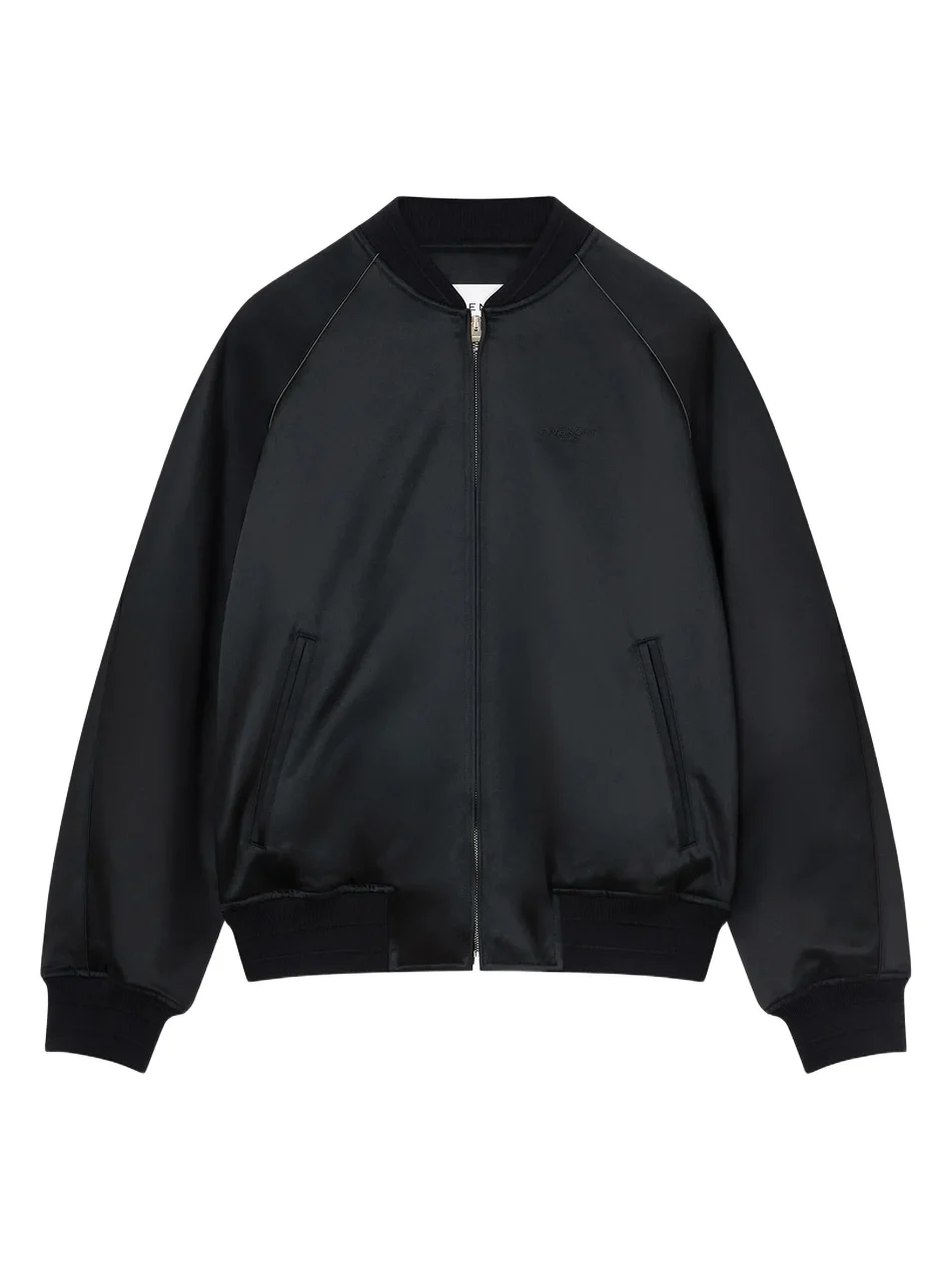 Givenchy Men's Couture Seam Souvenir Jacket with Sequins - Black