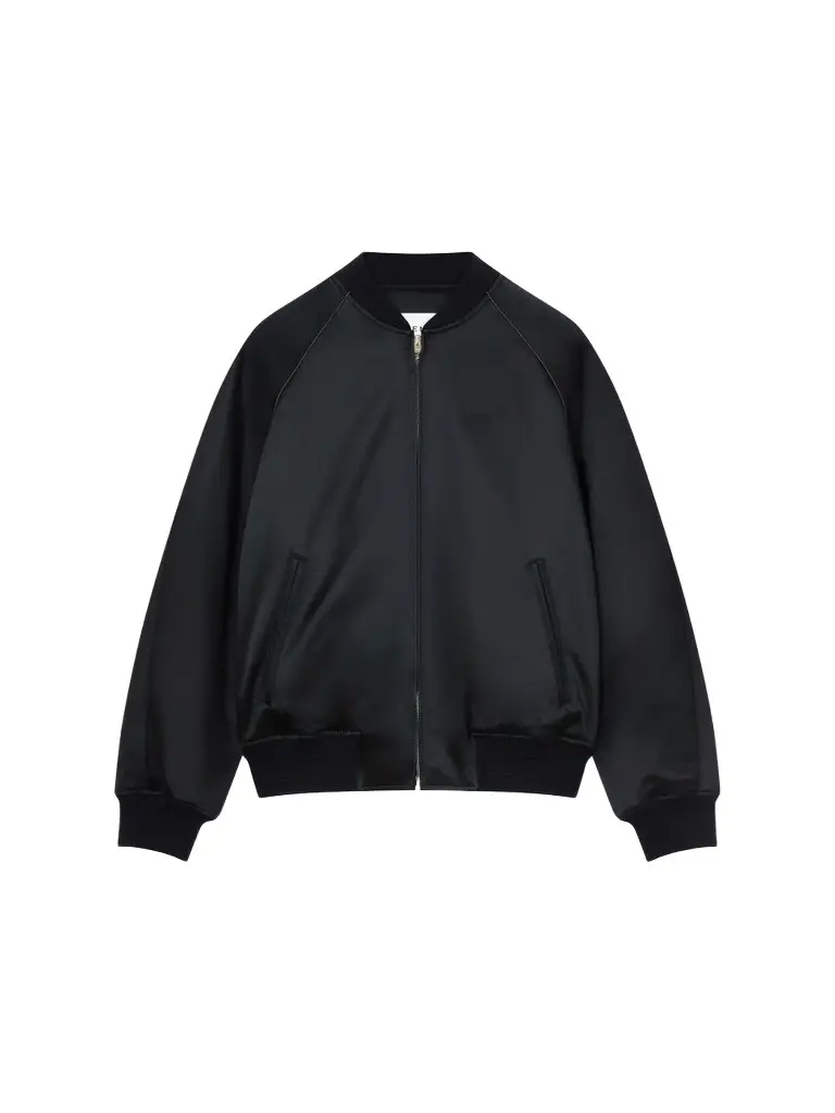 Men's Couture Seam Souvenir Jacket with Sequins - Black Men's Couture Seam Souvenir Jacket with Sequins - Black