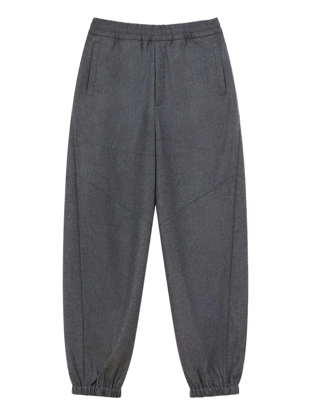 Givenchy Men's Couture Seam Jogger Pants in Flannel - Grey