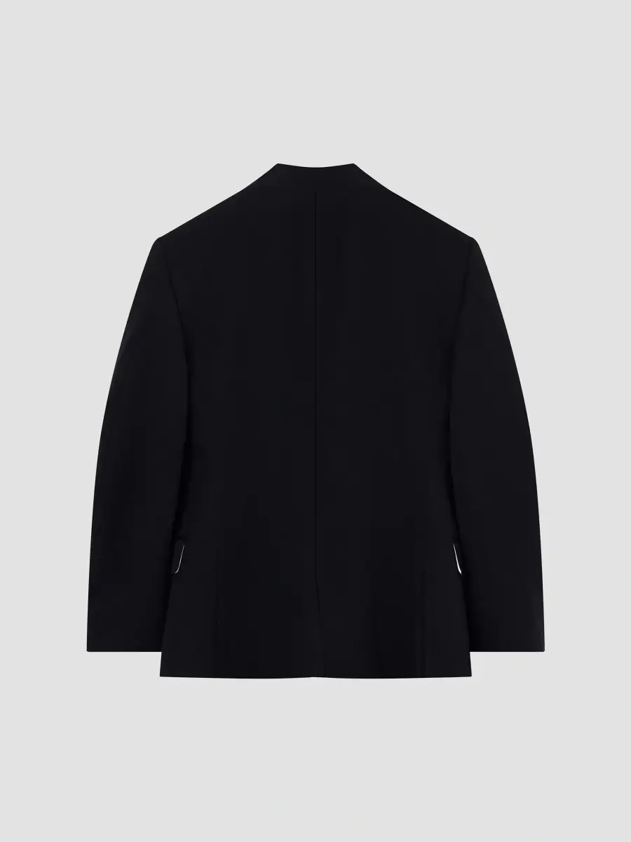 Givenchy Men's Jacket in Wool with Dropping Collar - Black | Thumbnail 3 Givenchy Men's Jacket in Wool with Dropping Collar - Black | Thumbnail 3