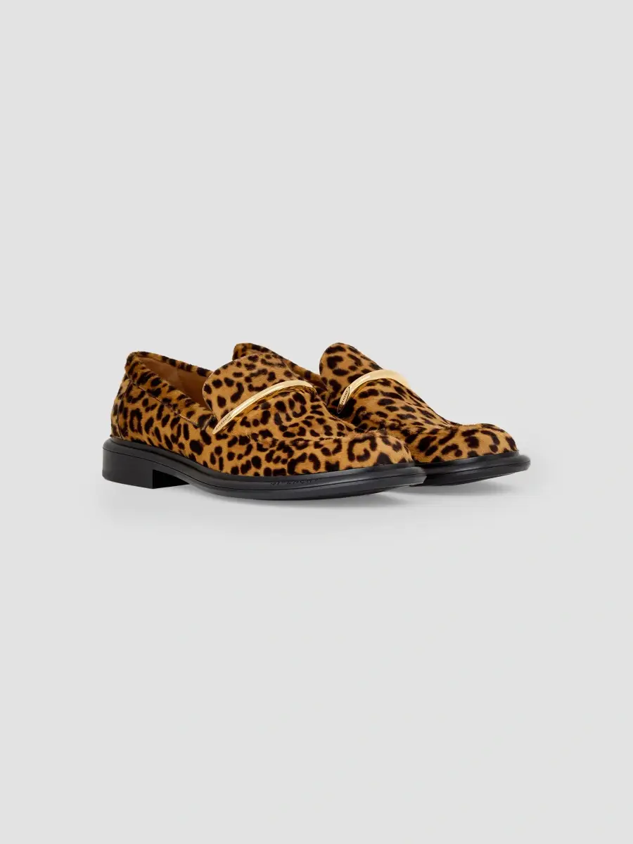Givenchy Women's Pinch Loafers in Leopard-Effect Pony Leather | Thumbnail 2 Givenchy Women's Pinch Loafers in Leopard-Effect Pony Leather | Thumbnail 2