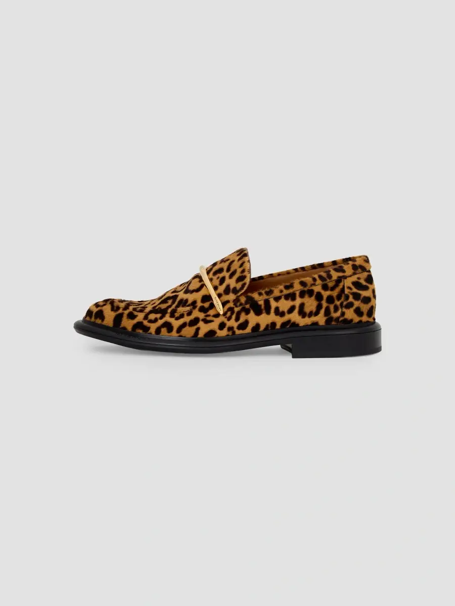 Givenchy Women's Pinch Loafers in Leopard-Effect Pony Leather | Thumbnail 5 Givenchy Women's Pinch Loafers in Leopard-Effect Pony Leather | Thumbnail 5