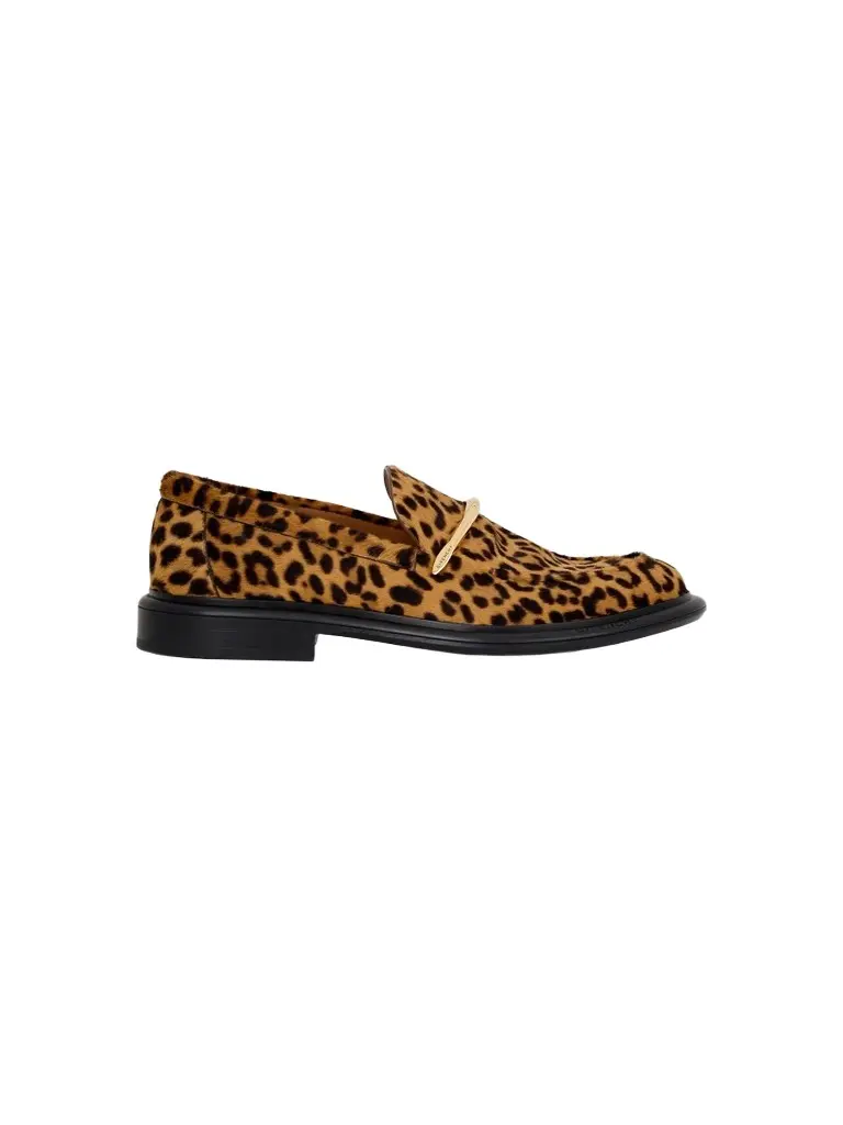 Women's Pinch Loafers in Leopard-Effect Pony Leather Women's Pinch Loafers in Leopard-Effect Pony Leather