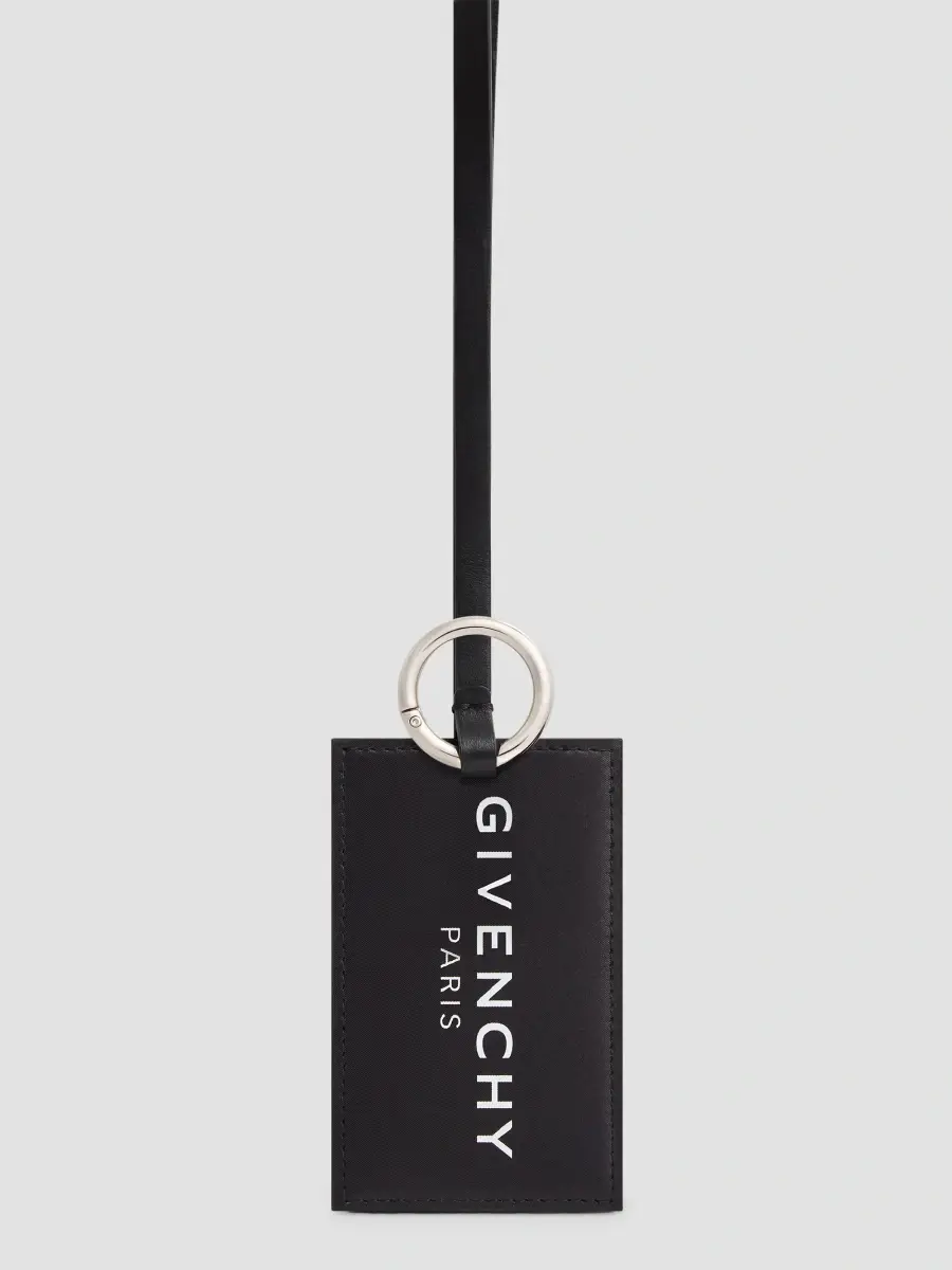 Givenchy Men's Label Credit Card Key Ring in Jacquard Effect Leather | Thumbnail 3 Givenchy Men's Label Credit Card Key Ring in Jacquard Effect Leather | Thumbnail 3
