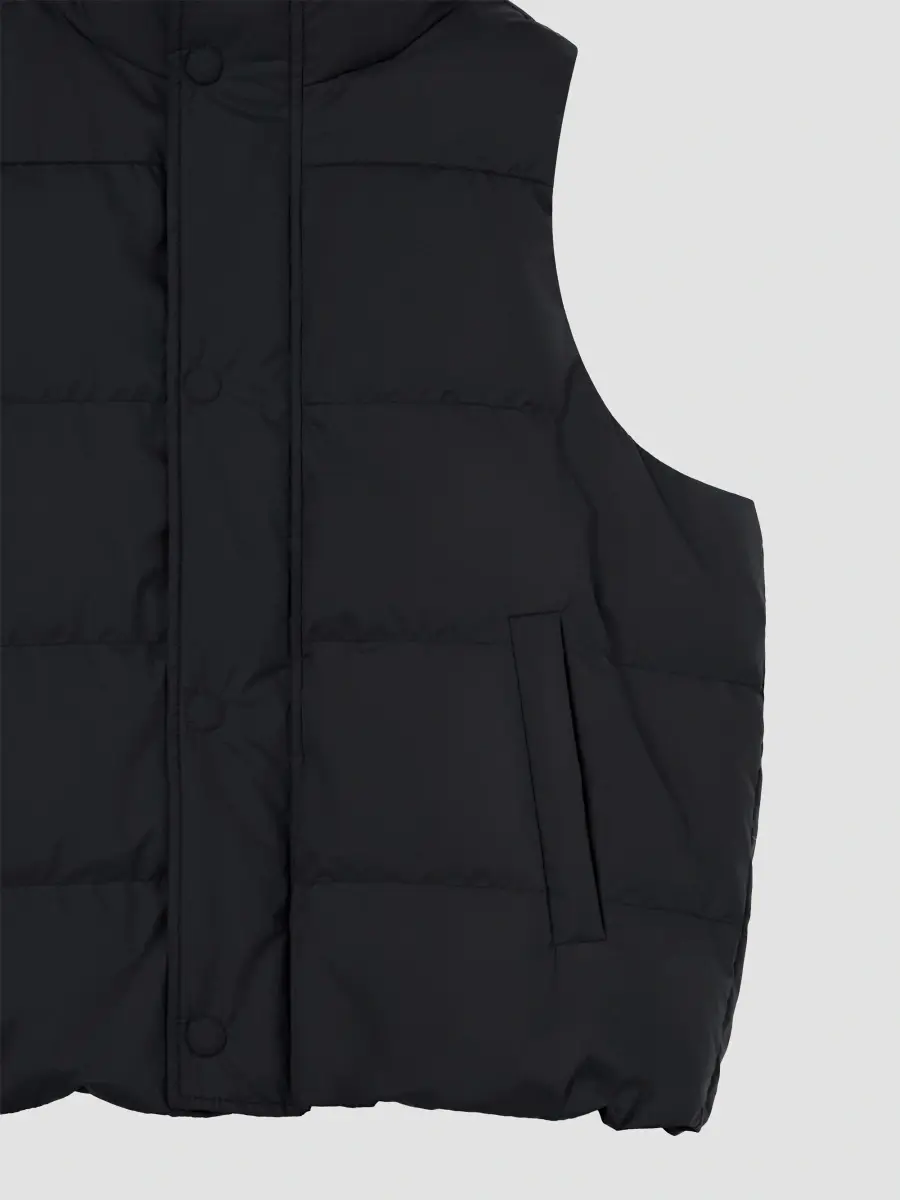 Givenchy Men's Sleeveless Gilet with Embroidery - Black | Thumbnail 7 Givenchy Men's Sleeveless Gilet with Embroidery - Black | Thumbnail 7