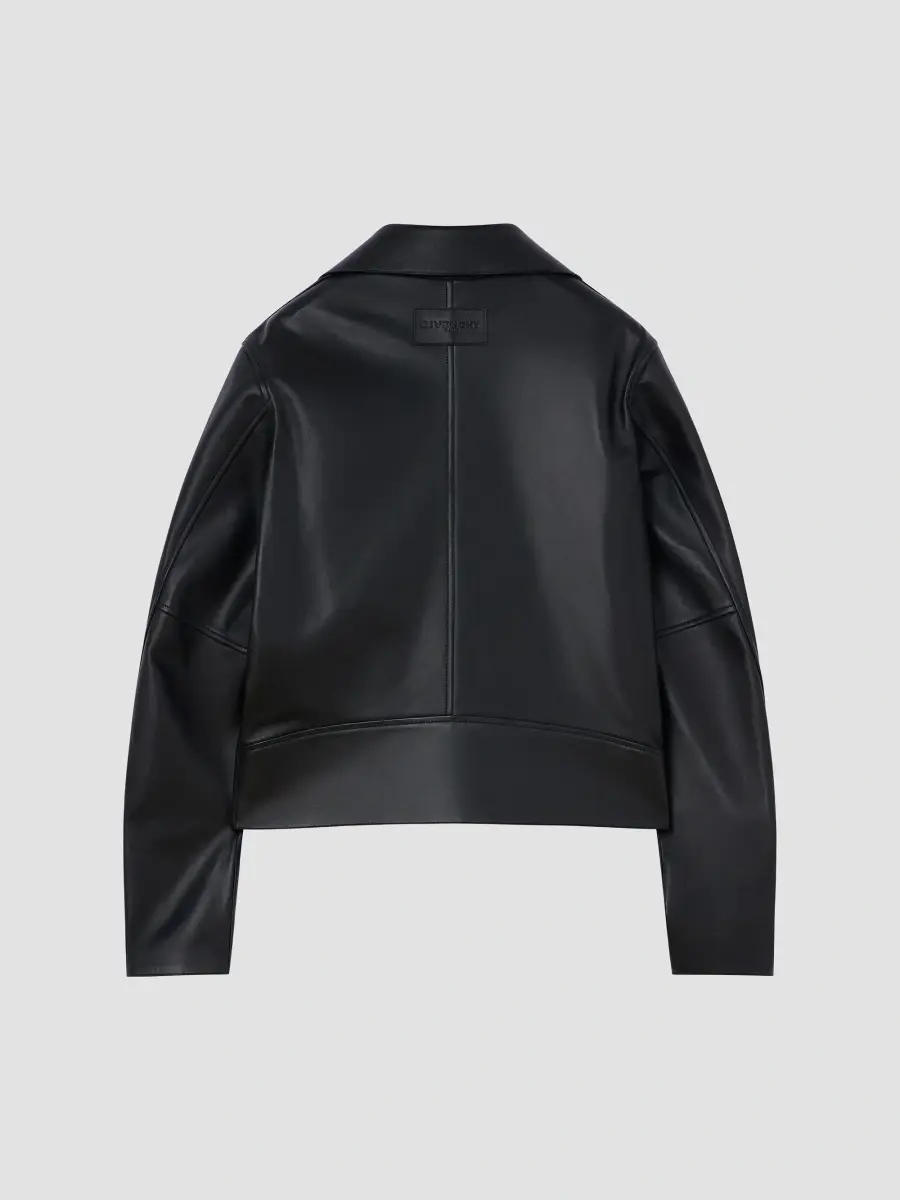 Givenchy Men's Couture Seam Zipped Blouson Jacket in Nappa Leather - Black | Thumbnail 3 Givenchy Men's Couture Seam Zipped Blouson Jacket in Nappa Leather - Black | Thumbnail 3