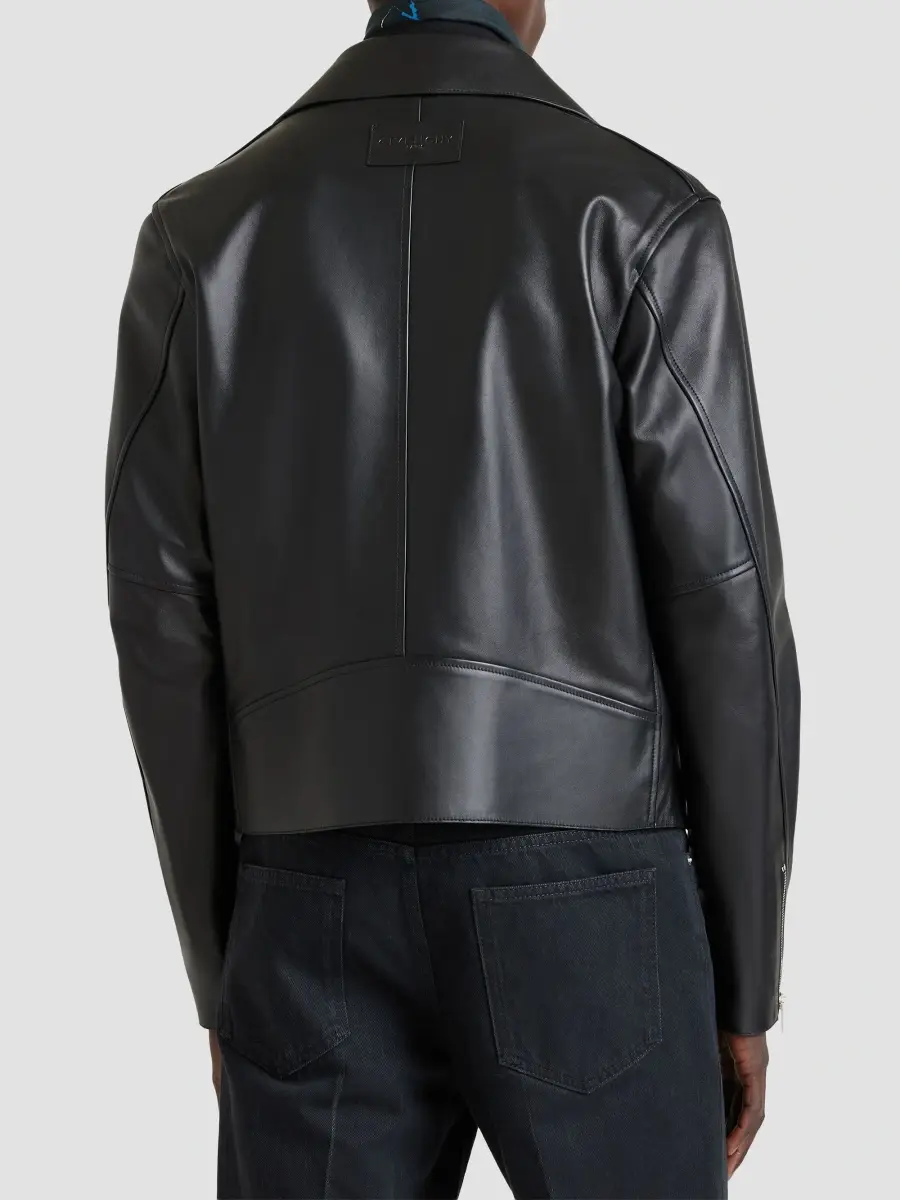Givenchy Men's Couture Seam Zipped Blouson Jacket in Nappa Leather - Black | Thumbnail 6 Givenchy Men's Couture Seam Zipped Blouson Jacket in Nappa Leather - Black | Thumbnail 6