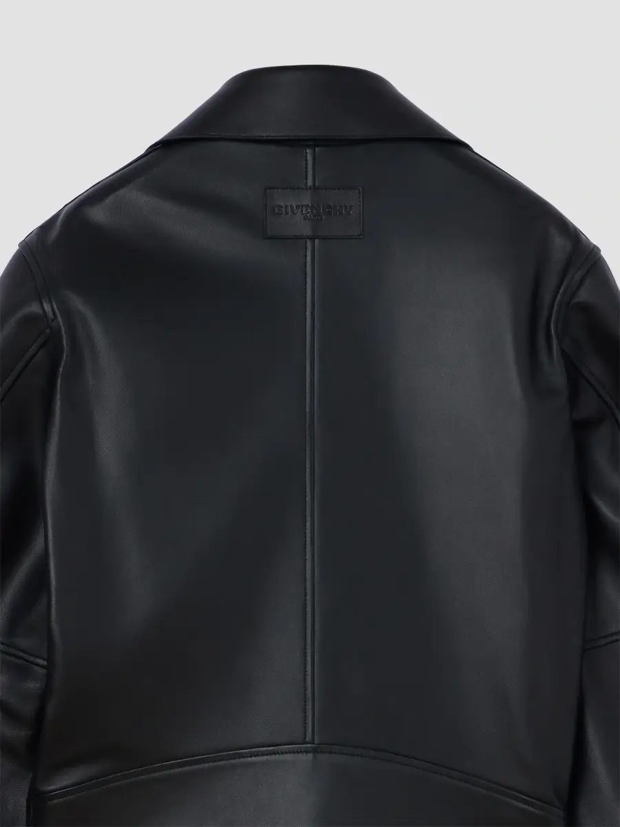 Givenchy Men's Couture Seam Zipped Blouson Jacket in Nappa Leather - Black | Thumbnail 9 Givenchy Men's Couture Seam Zipped Blouson Jacket in Nappa Leather - Black | Thumbnail 9