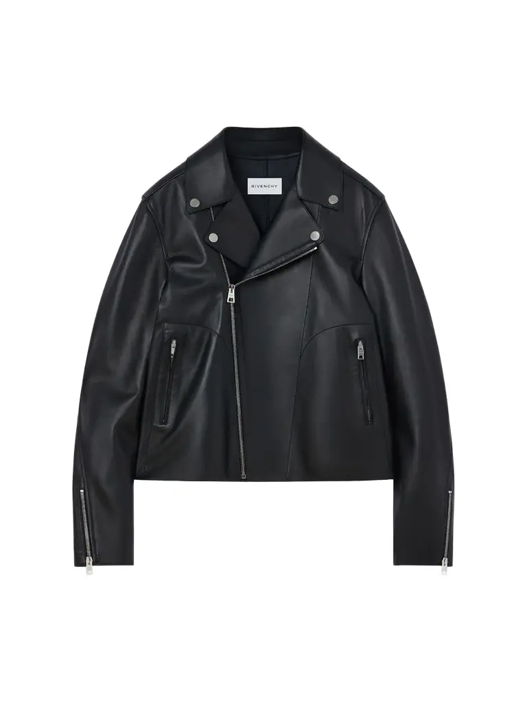 Men's Couture Seam Zipped Blouson Jacket in Nappa Leather - Black Men's Couture Seam Zipped Blouson Jacket in Nappa Leather - Black