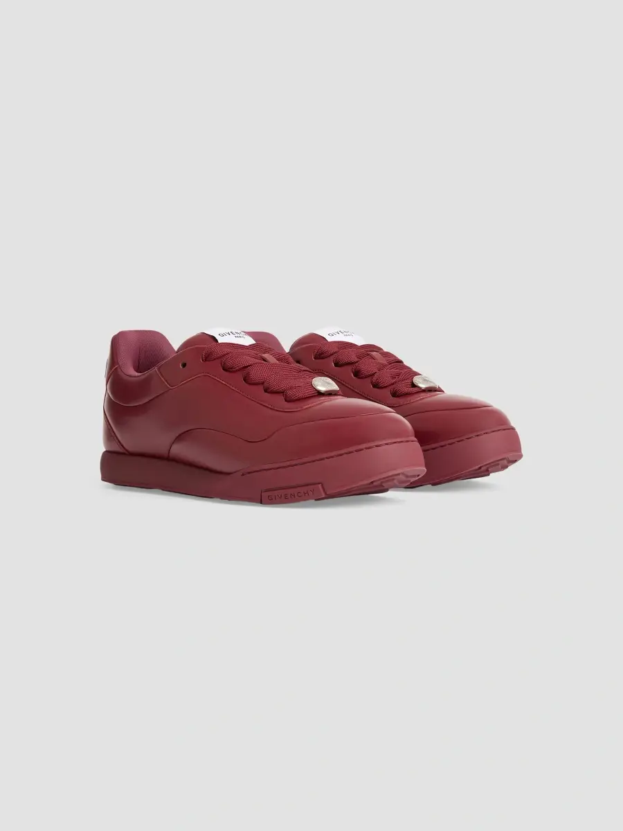 Givenchy Men's Puffy Yard Sneakers in Nappa Leather - Deep Red | Thumbnail 2