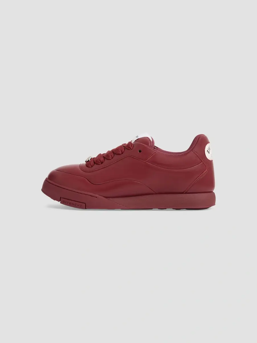 Givenchy Men's Puffy Yard Sneakers in Nappa Leather - Deep Red | Thumbnail 3