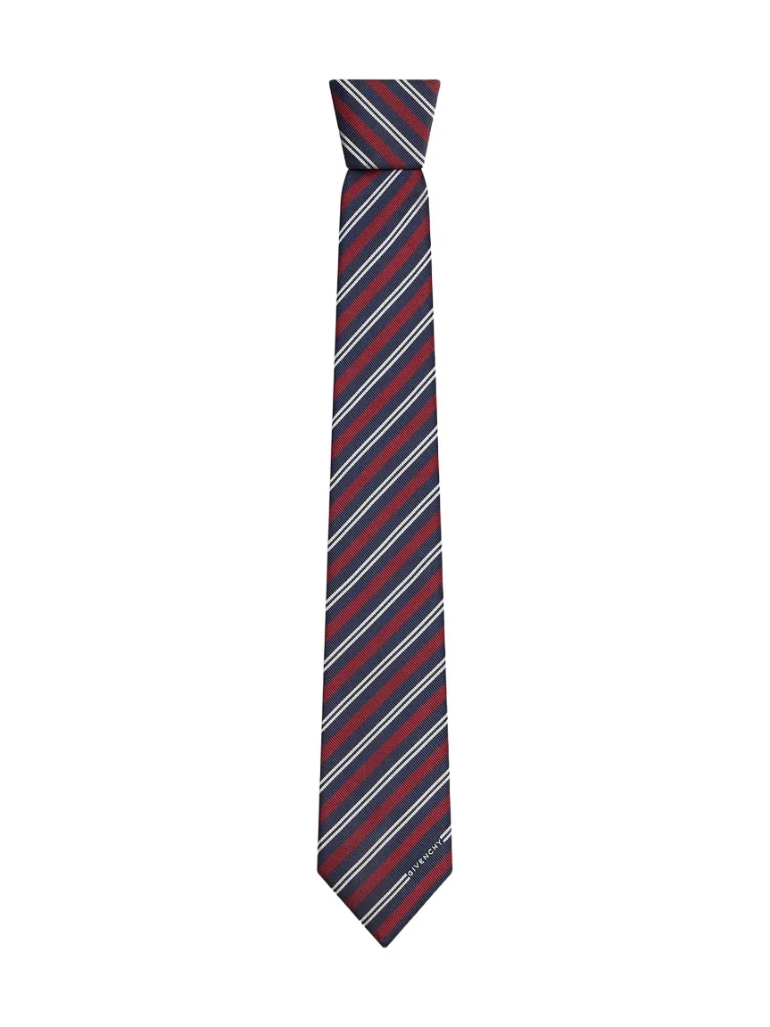 Givenchy Men's Thin Stripes Tie in Silk Gros Grain