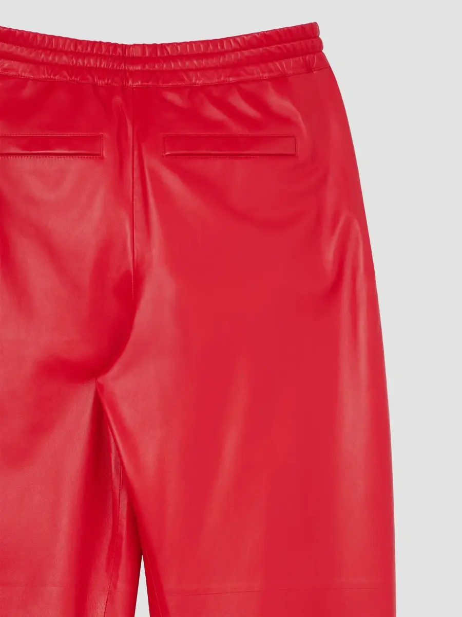 Givenchy Men's Couture Seam Jogger Pants in Nappa Leather - Poppy Red | Thumbnail 7 Givenchy Men's Couture Seam Jogger Pants in Nappa Leather - Poppy Red | Thumbnail 7