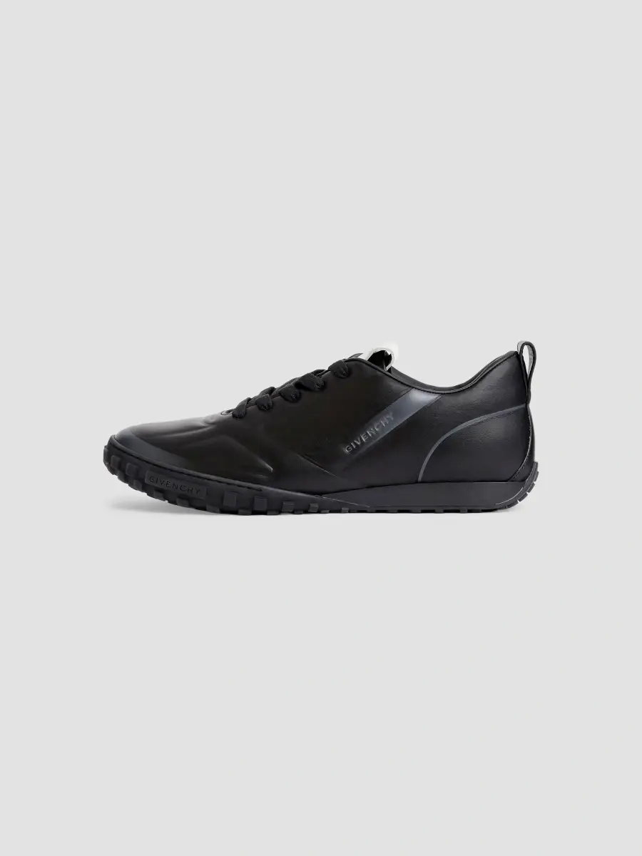Givenchy Men's Glide Sneakers in Leather - Black | Thumbnail 3 Givenchy Men's Glide Sneakers in Leather - Black | Thumbnail 3