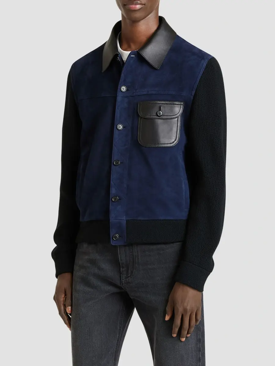 Givenchy Men's Mix Material Jacket | Thumbnail 4 Givenchy Men's Mix Material Jacket | Thumbnail 4