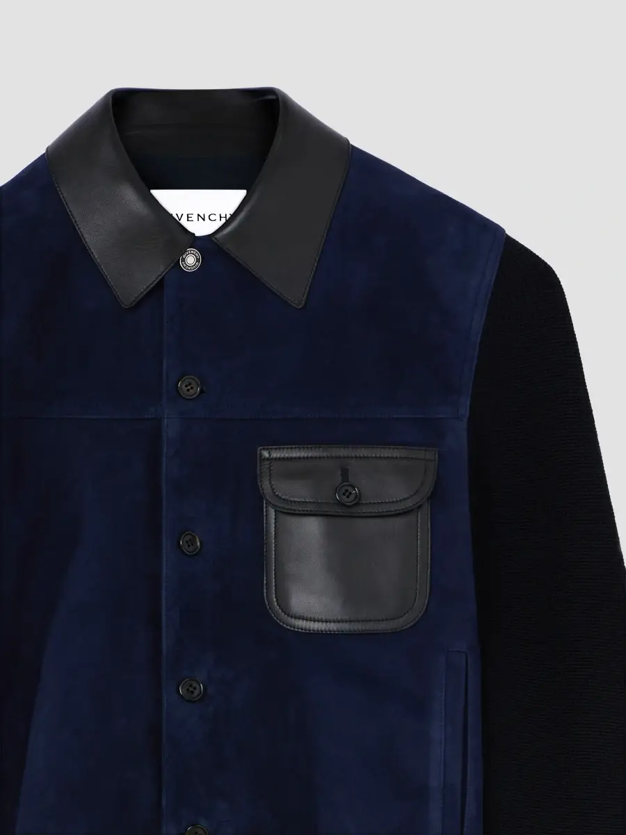 Givenchy Men's Mix Material Jacket | Thumbnail 8 Givenchy Men's Mix Material Jacket | Thumbnail 8