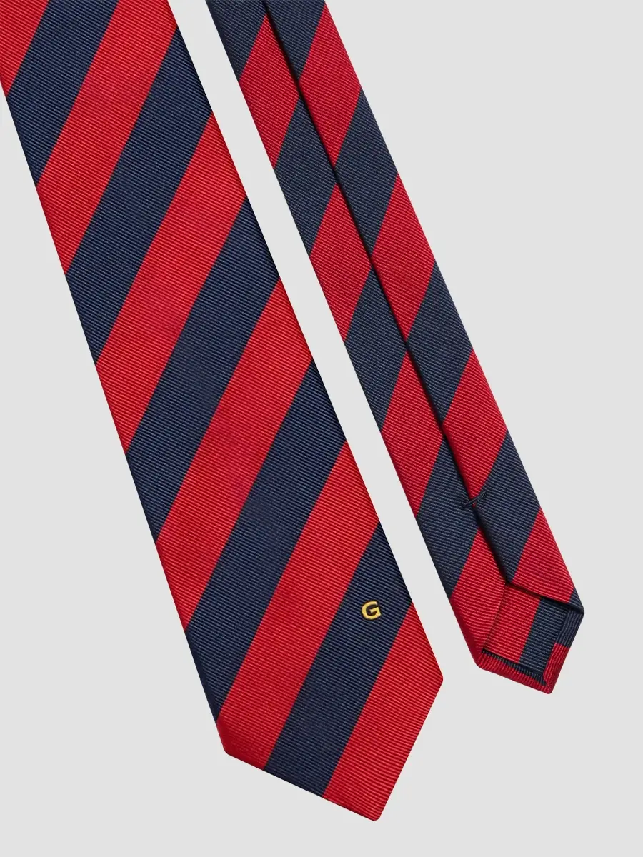Givenchy Men's Bold Stripes Tie in Silk Gros Grain | Thumbnail 2 Givenchy Men's Bold Stripes Tie in Silk Gros Grain | Thumbnail 2