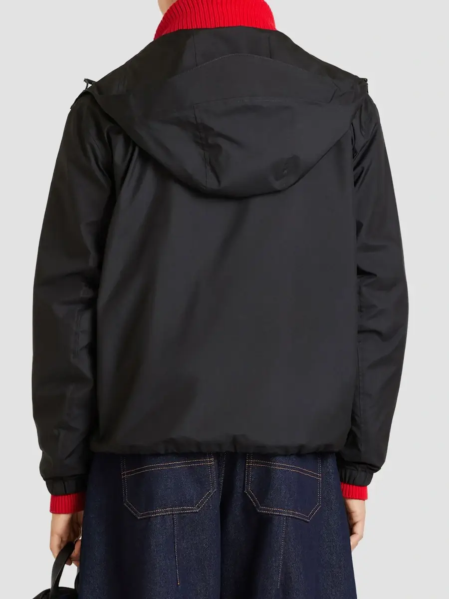 Givenchy Men's Windbreaker Jacket with Print - Black | Thumbnail 5