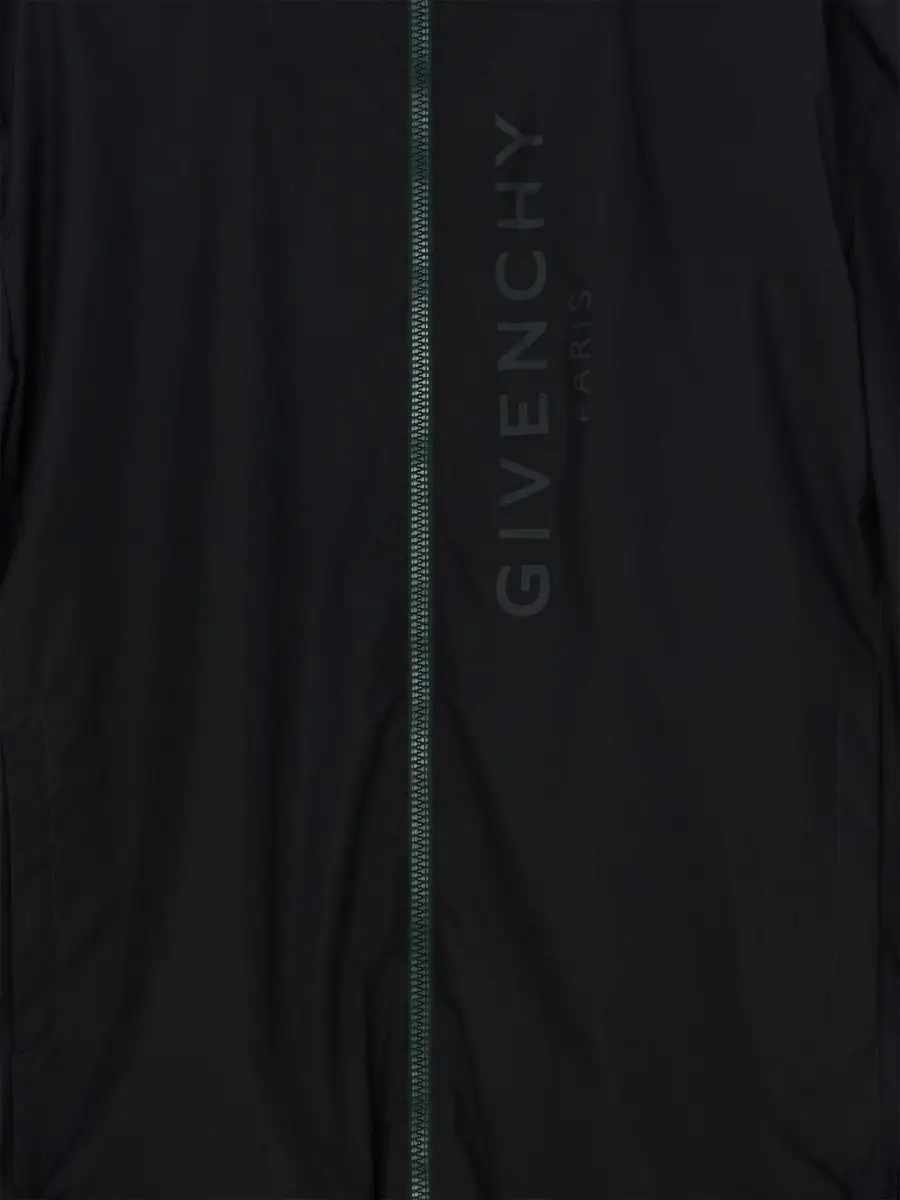Givenchy Men's Windbreaker Jacket with Print - Black | Thumbnail 6