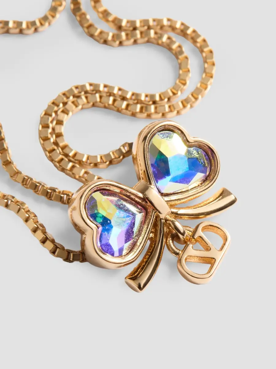 Valentino Women's VLogo Floc Bracelet in Metal and Crystals - Gold Multicolor | Thumbnail 2 Valentino Women's VLogo Floc Bracelet in Metal and Crystals - Gold Multicolor | Thumbnail 2