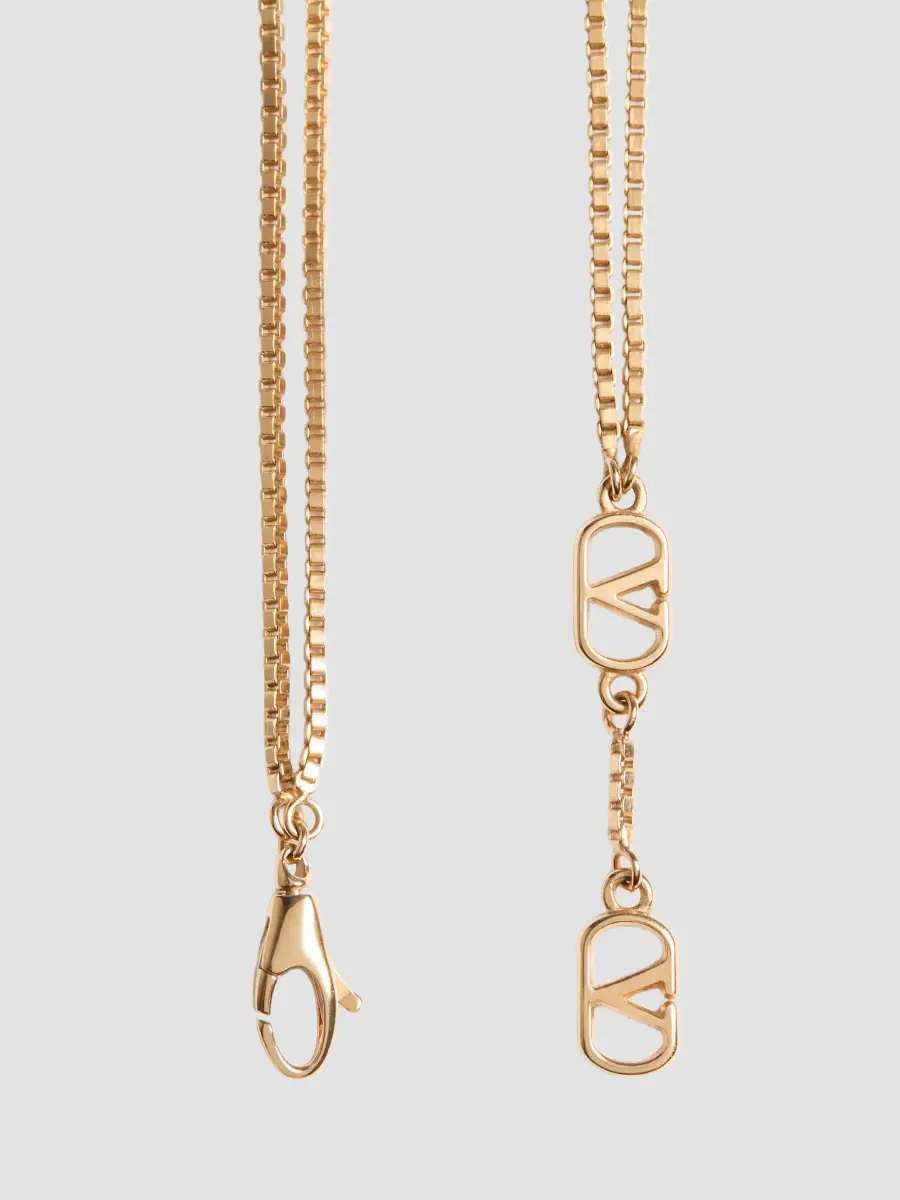 Valentino Women's VLogo Floc Bracelet in Metal and Crystals - Gold Multicolor | Thumbnail 4 Valentino Women's VLogo Floc Bracelet in Metal and Crystals - Gold Multicolor | Thumbnail 4