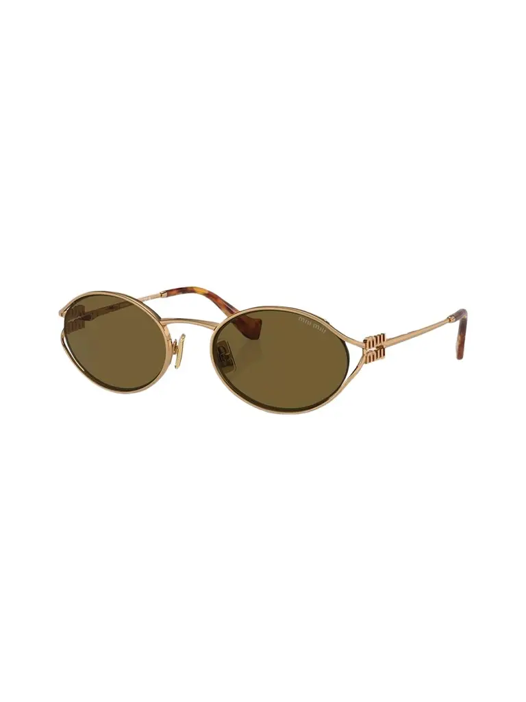 Miu Miu Women's MU 52YS Oval Sunglasses