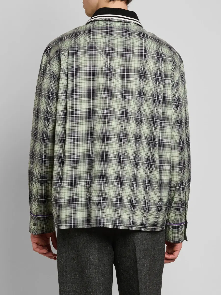 Marni Men's Check Cotton Poplin Shirt | Thumbnail 3 Marni Men's Check Cotton Poplin Shirt | Thumbnail 3