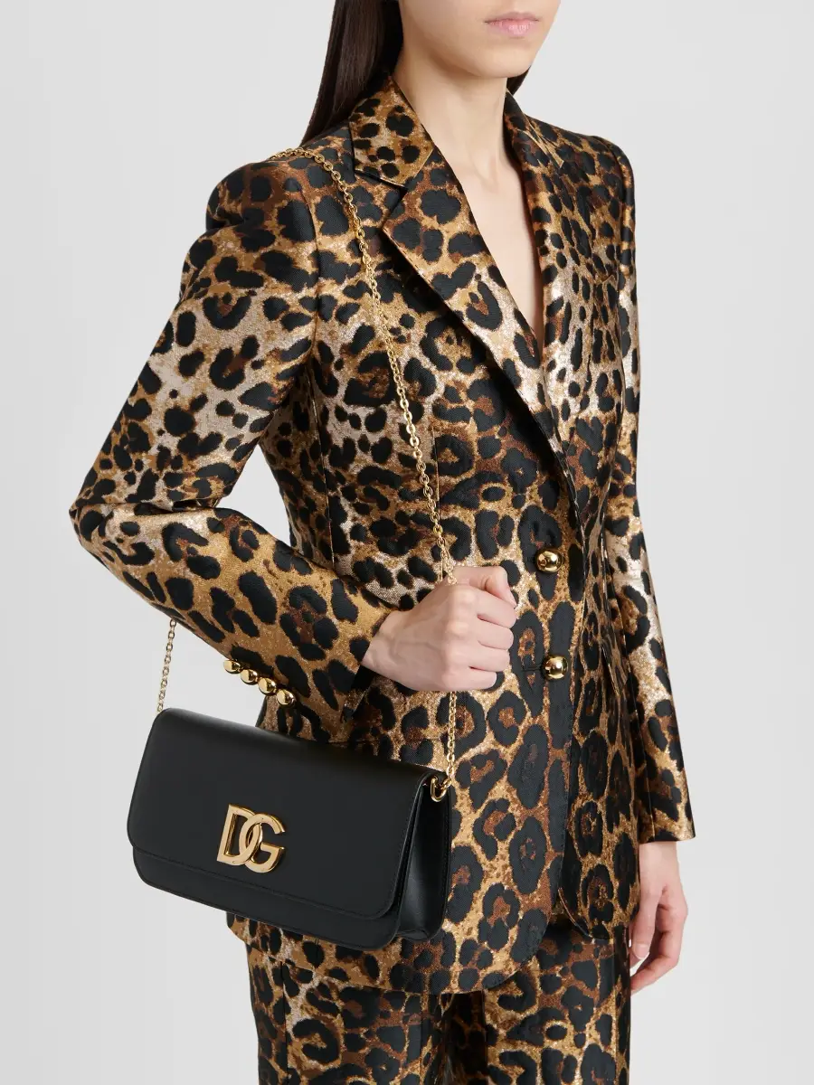 Dolce & Gabbana Women's D & G Logo Leather Shoulder Bag | Thumbnail 2 Dolce & Gabbana Women's D & G Logo Leather Shoulder Bag | Thumbnail 2