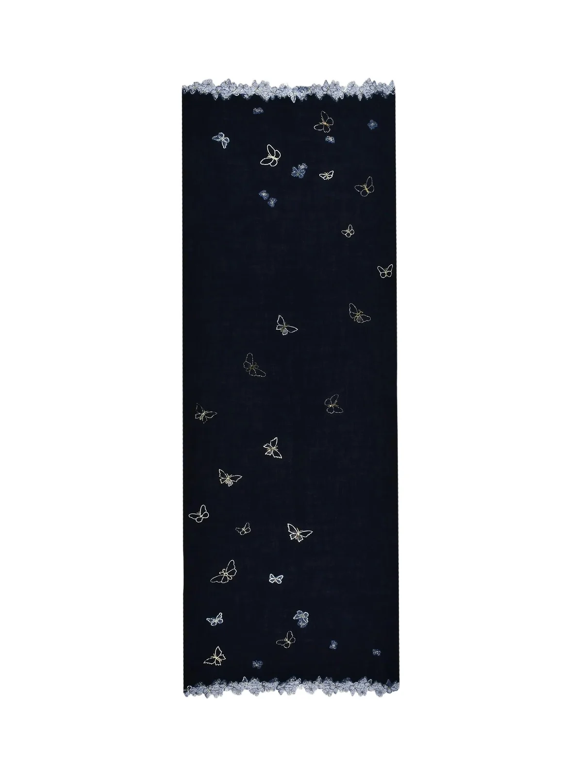Women's Midnight Flutter Cashmere Scarf Women's Midnight Flutter Cashmere Scarf