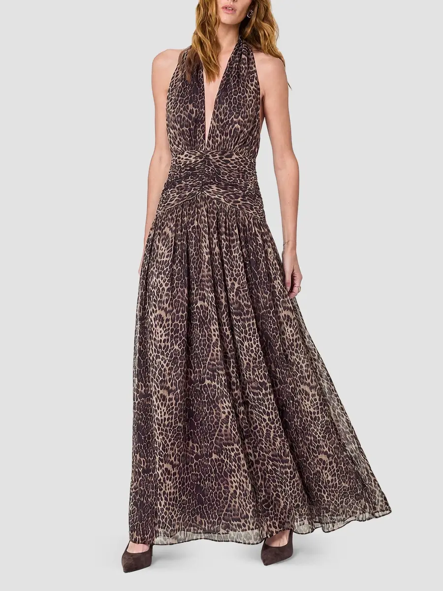 Nicholas the Label Women's Arella Jersey Halter Maxi Dress | Thumbnail 2 Nicholas the Label Women's Arella Jersey Halter Maxi Dress | Thumbnail 2