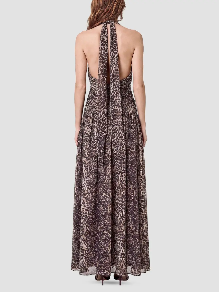 Nicholas the Label Women's Arella Jersey Halter Maxi Dress | Thumbnail 3 Nicholas the Label Women's Arella Jersey Halter Maxi Dress | Thumbnail 3