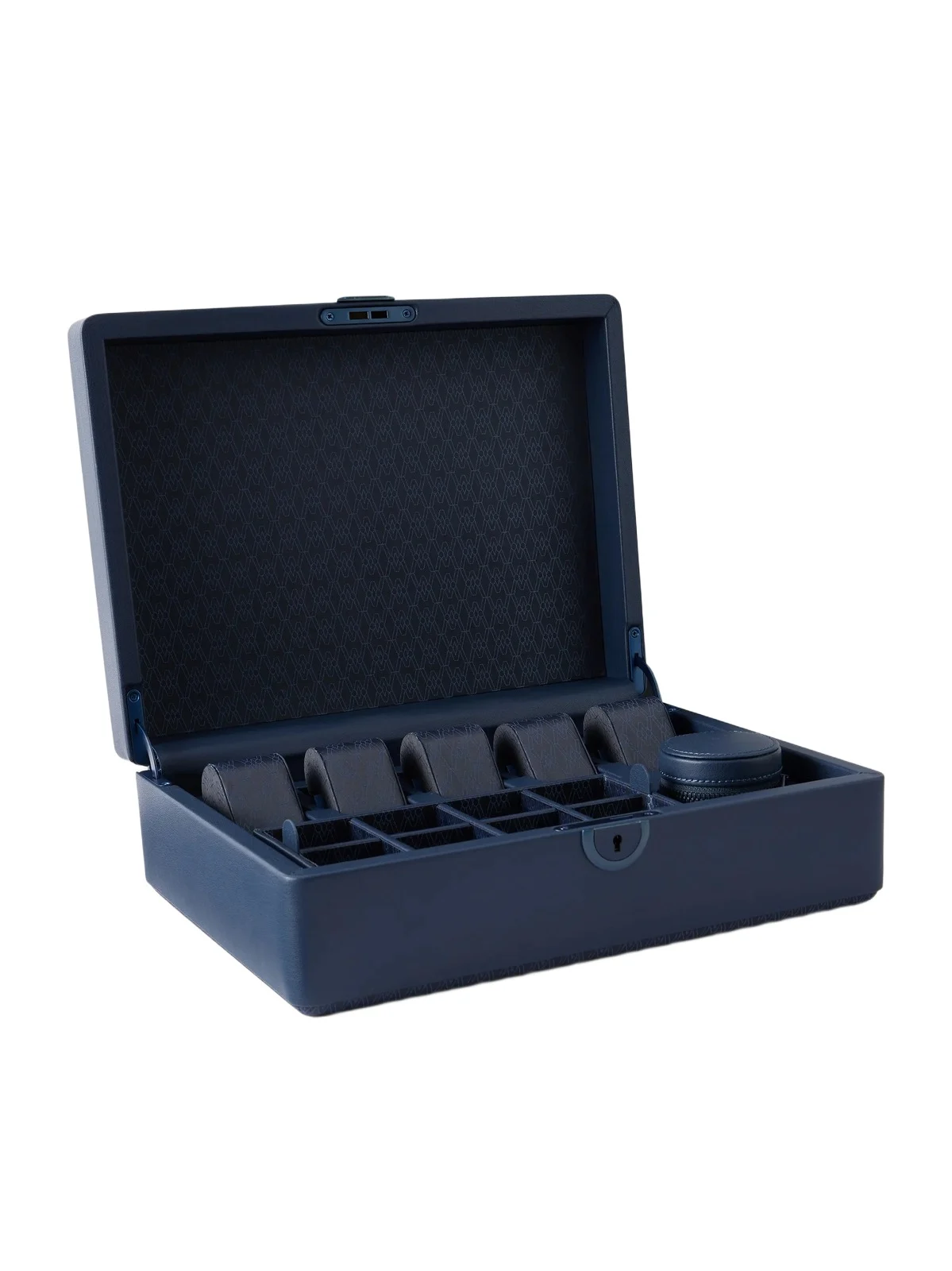 Wolf Earth Vegetarian Material 5 Piece Watch Box - Men