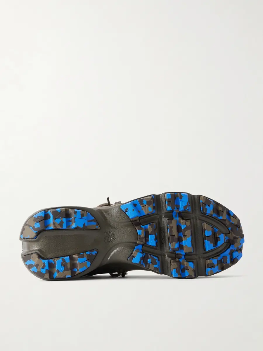 Loewe On Cloudsolo Hiker Rubber-Trimmed Twill Sneakers - Men | Thumbnail 3