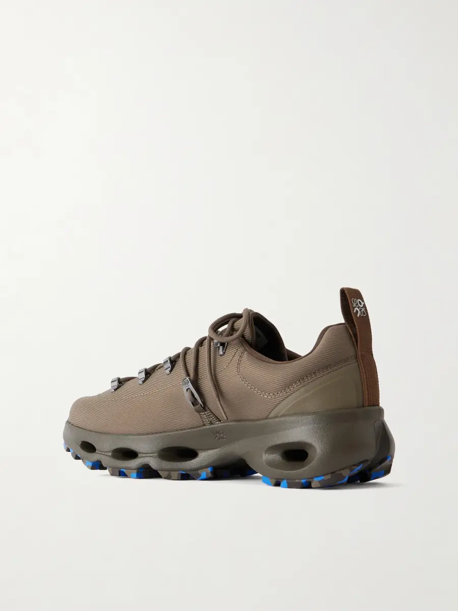 Loewe On Cloudsolo Hiker Rubber-Trimmed Twill Sneakers - Men | Thumbnail 4