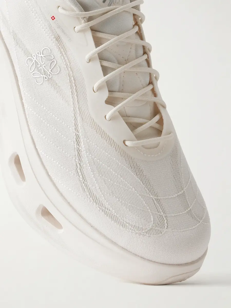 Loewe On Cloudtilt Rubber-Trimmed Mesh Sneakers - Men | Thumbnail 5