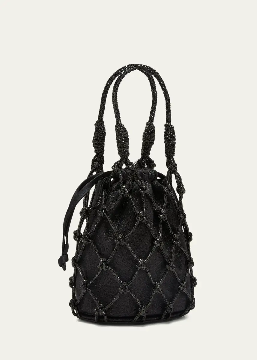 Judith Leiber Couture Sparkle Crystal Net Top-Handle Bag | Thumbnail 3 Judith Leiber Couture Sparkle Crystal Net Top-Handle Bag | Thumbnail 3
