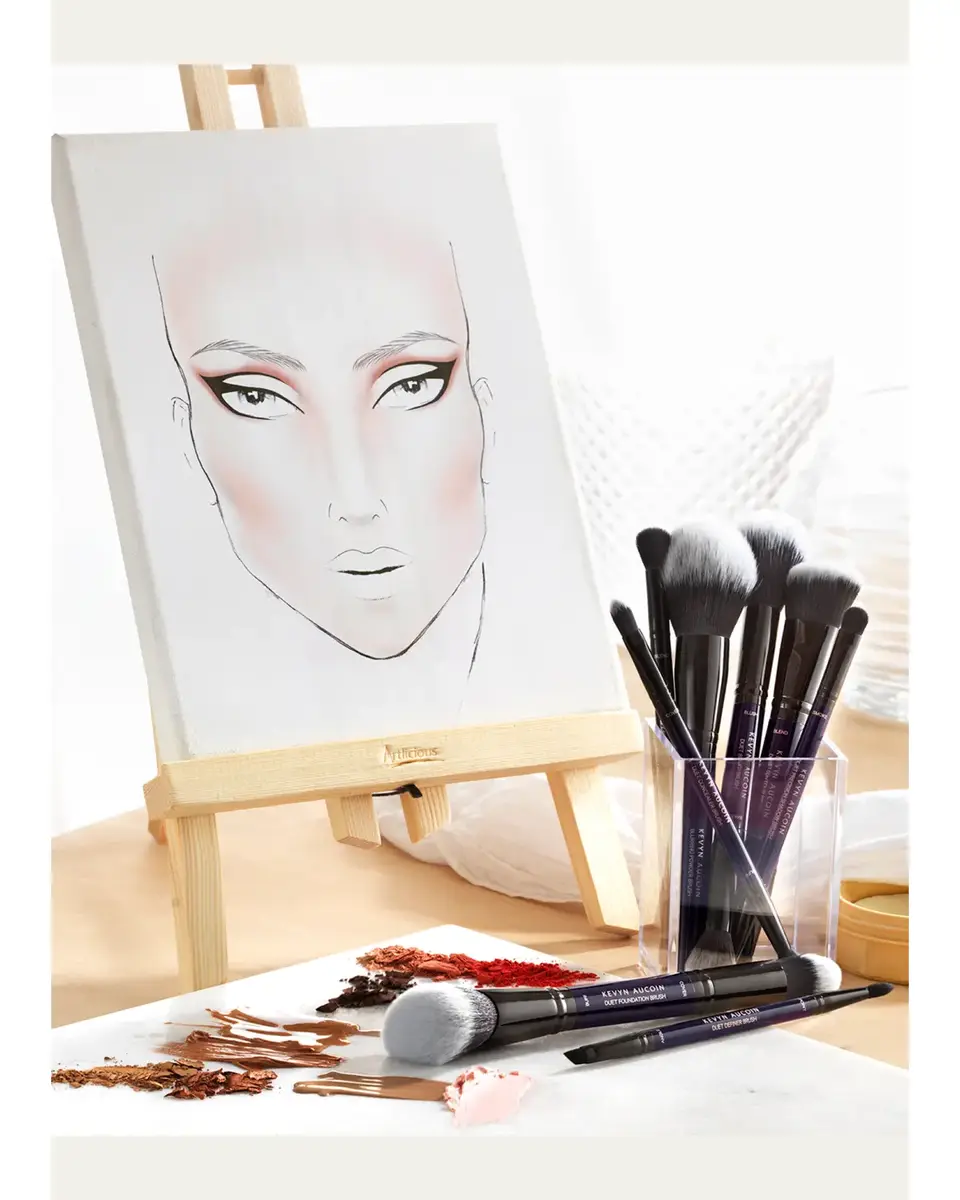 KEVYN AUCOIN Duet Precision Shadow Brush | Thumbnail 4 KEVYN AUCOIN Duet Precision Shadow Brush | Thumbnail 4