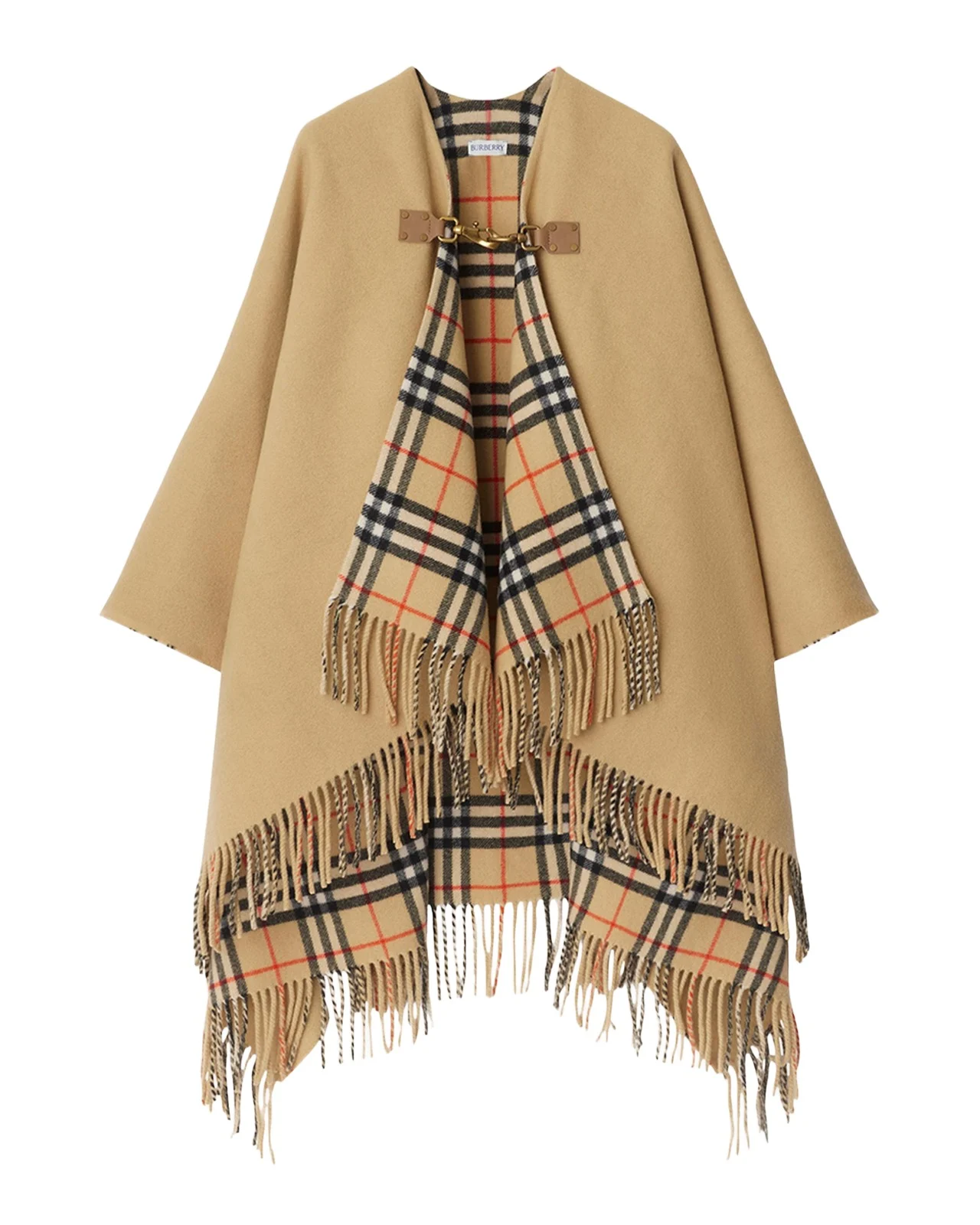 St. Marsh Fringe Wool Cape St. Marsh Fringe Wool Cape
