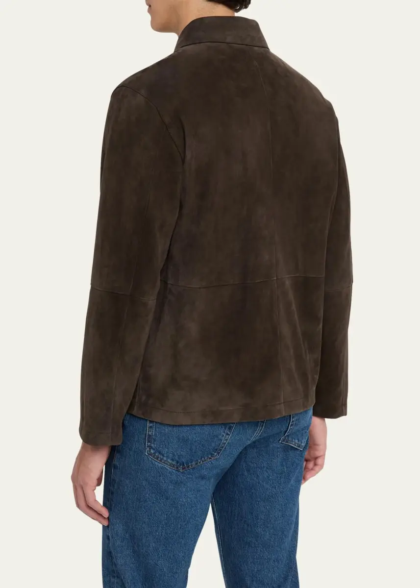 Frame Men's Suede Chore Coat | Thumbnail 2