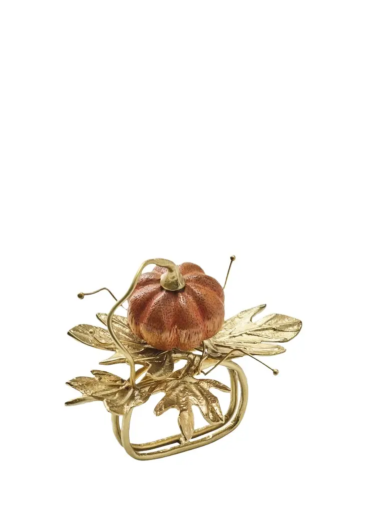 Gilded Gourd Napkin Ring Gilded Gourd Napkin Ring