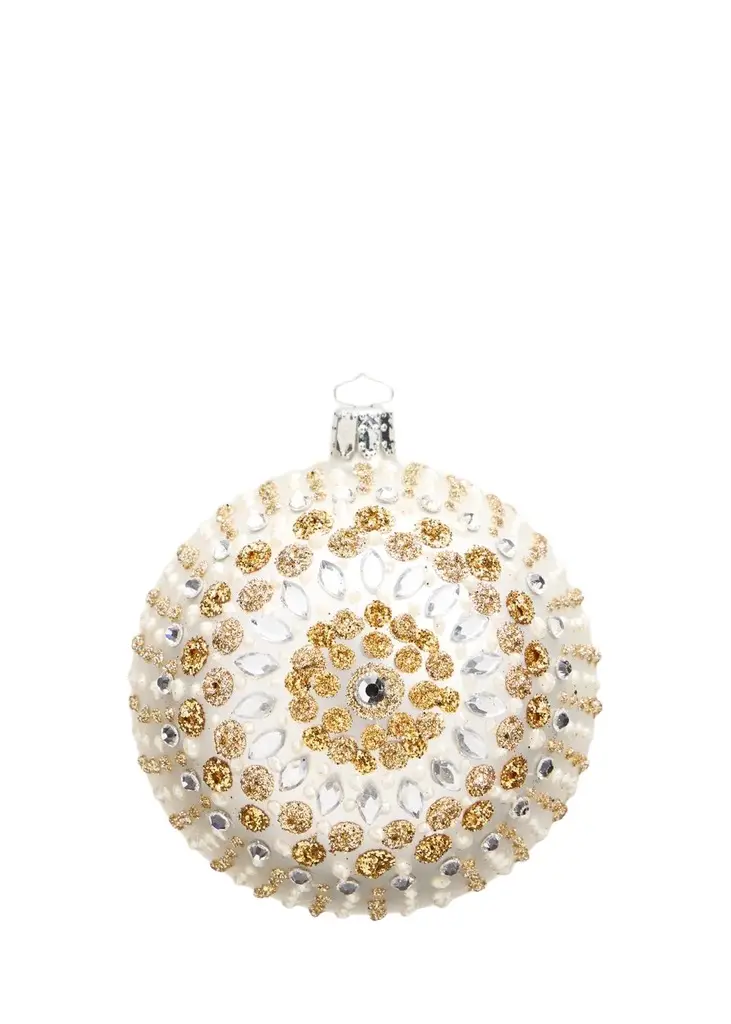Bergdorf Goodman Metallic Glass Sphere Ornament