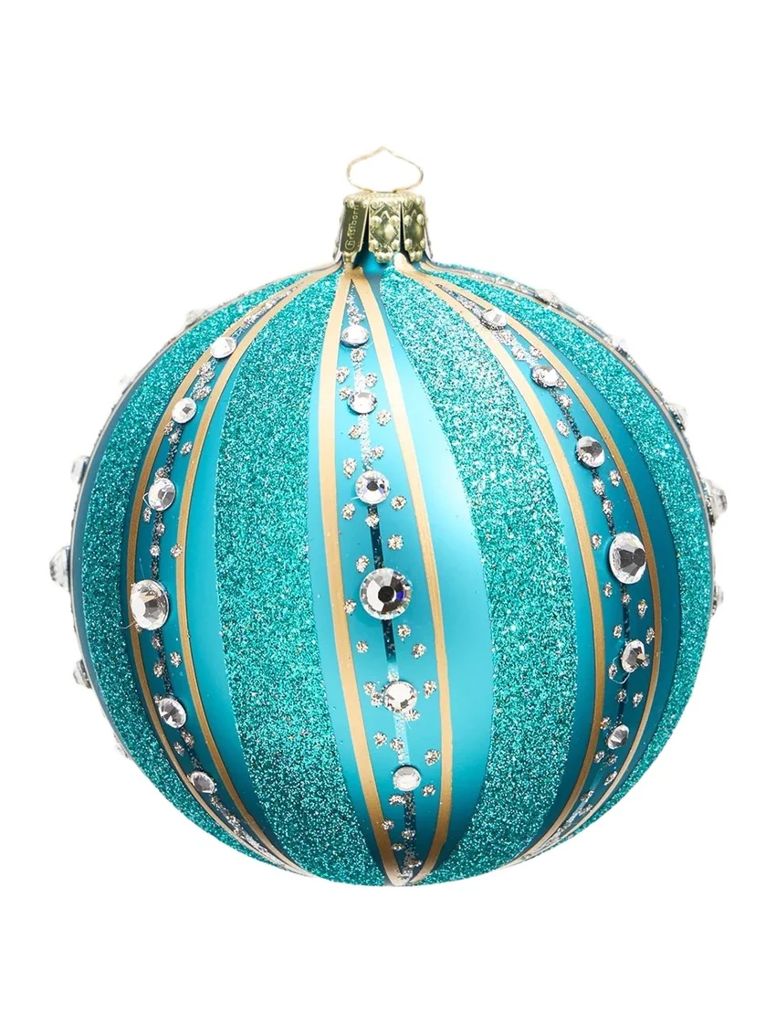 Bergdorf Goodman Embellished Glass Sphere Ornament