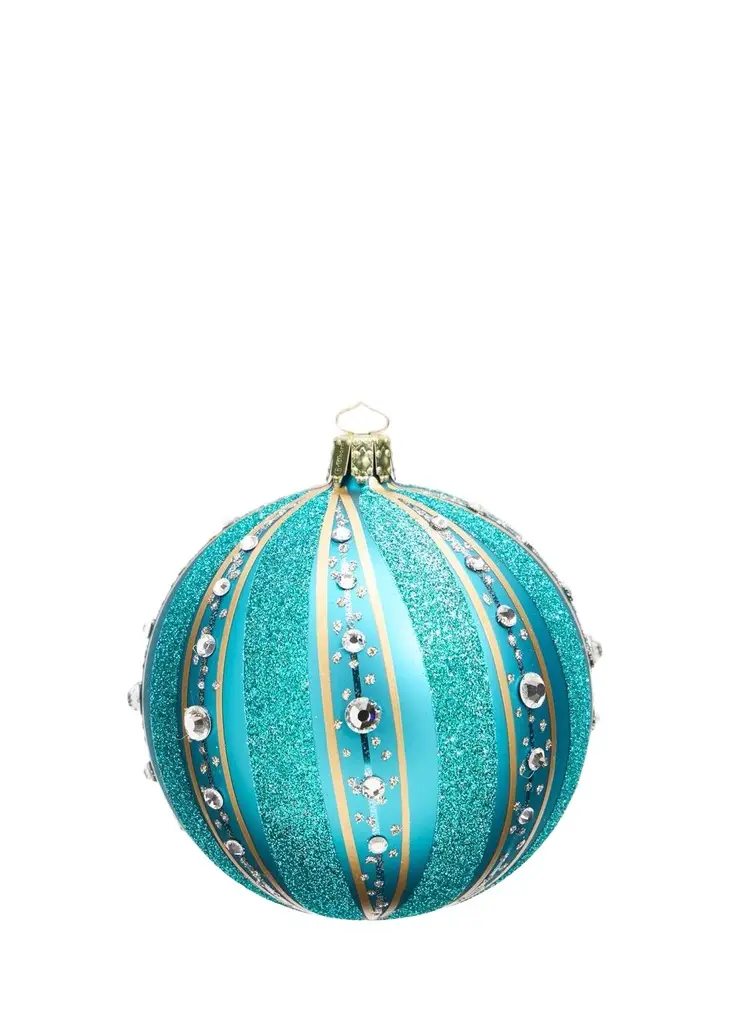 Bergdorf Goodman Embellished Glass Sphere Ornament