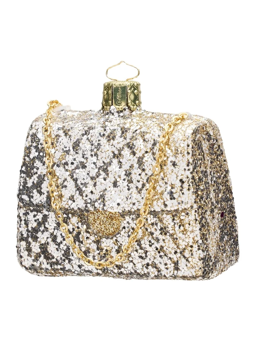 Bergdorf Goodman Glitter Handbag Ornament
