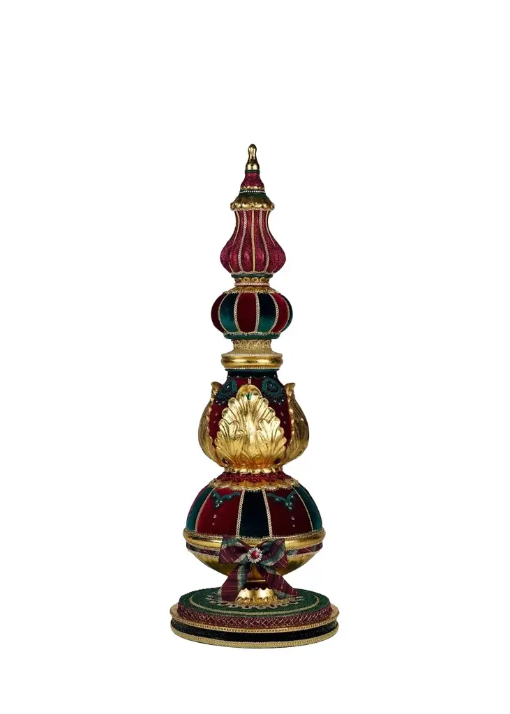 Katherine 's Collection Timeless Tidings Finial